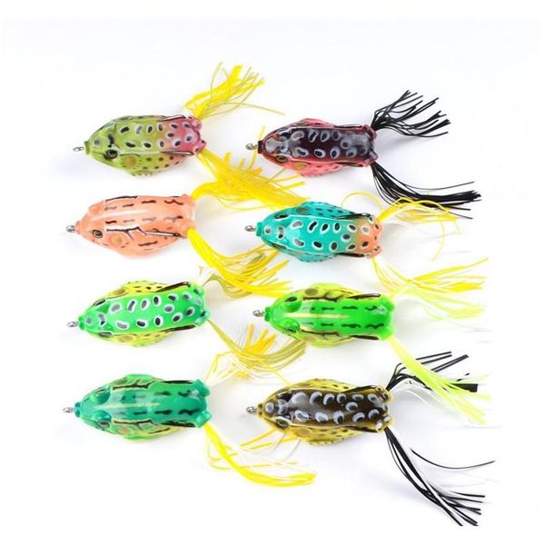 

8colors simulation ray frog artificial lure for freshwater fishing 13.5g 6cm ater soft bass pesca baits
