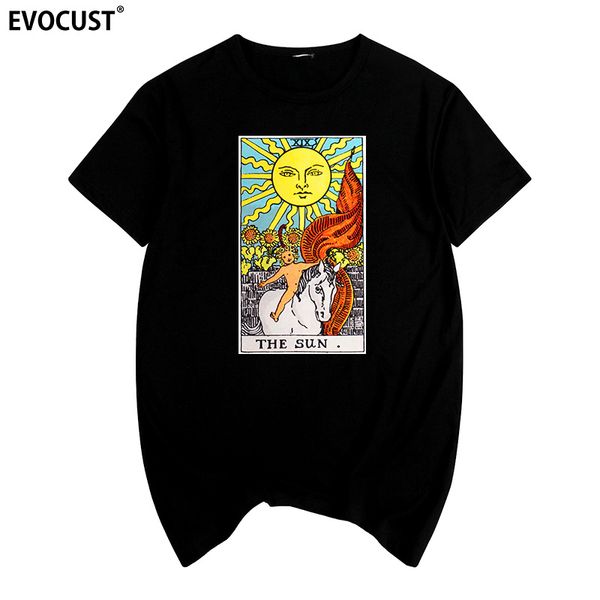 

the meaning of the sun major arcana tarot card in readings summer print t shirt cotton men t shirt new tee sport hooded sweatshirt hoodie