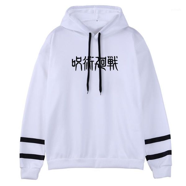 

male street hoodies anime jujutsu kaisen gojo satoru man sweatshirt loose harajuku hoodie for mens korean pullovers1, Black
