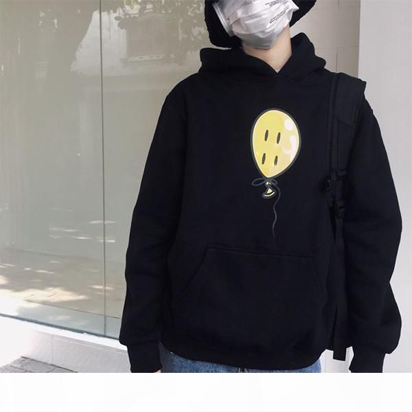 

fashion classic mens hoodies embroidery hooded drdr sweatshirt smiley men women street pullover hoodies autumn winter sweater outerwear, Black