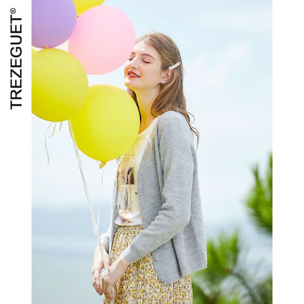 

2021 spring new v-neck loose pullover knitted cardigan korean long sleeve wool coat women's 8002, White;black