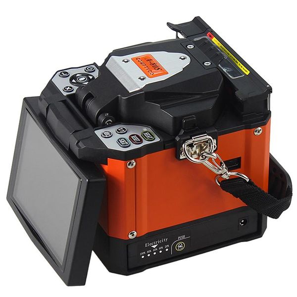 

[100% new] new comptyco a-80s orange/green ftth fiber optic welding splicing machine optical fiber fusion splicer