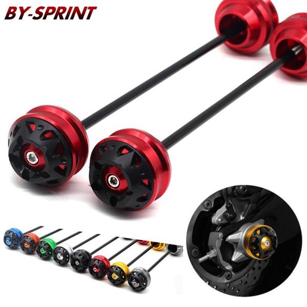 

parts for 899 848/evo 1098/r 1198/r 1199/r motorcycle cnc front & rear axle fork wheel protector crash sliders falling protection cap1