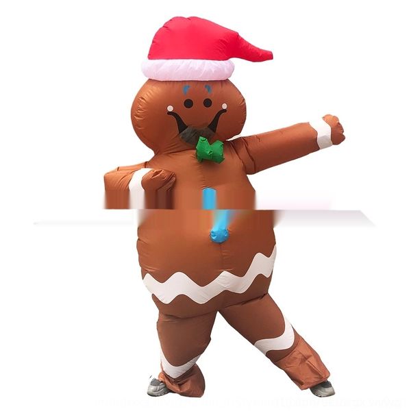 

0irtg gingerbread man doll hat inflatable toy costume theme inflatable clothing doll costumes party clothing halloween products ox9og