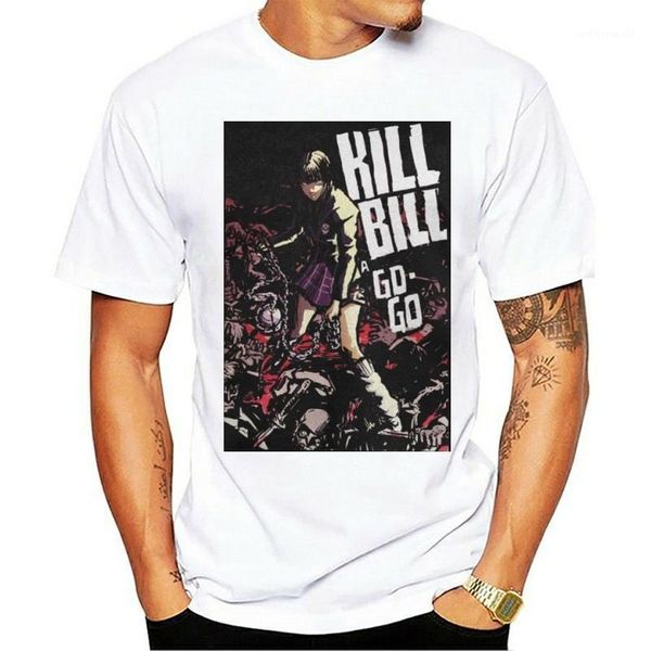 

men's t-shirts kill bill gogo yubari t shirt for men 100% cotton casual round neck tee short sleeve printed1, White;black