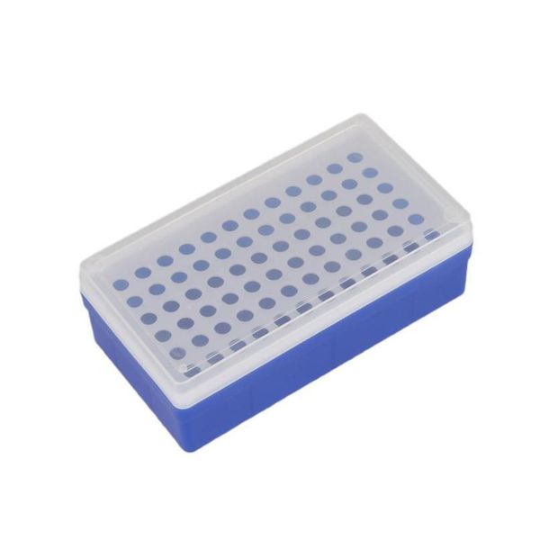 

plastic 72 holes test tube holder with transparent suitable for 0.5ml centrifuge test tube school laboratory qyltli