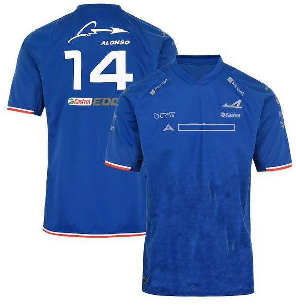 

2022 new f1 racing car riding round neck short sleeves, the same custom