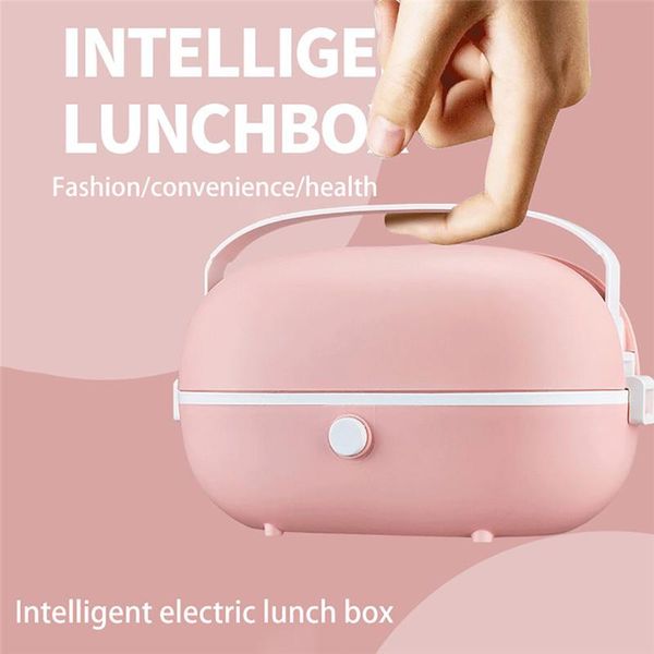 

2020 neweu/uk/us plug mini rice cooker thermal heating electric lunch box portable steamer cooking container meal lunchbox