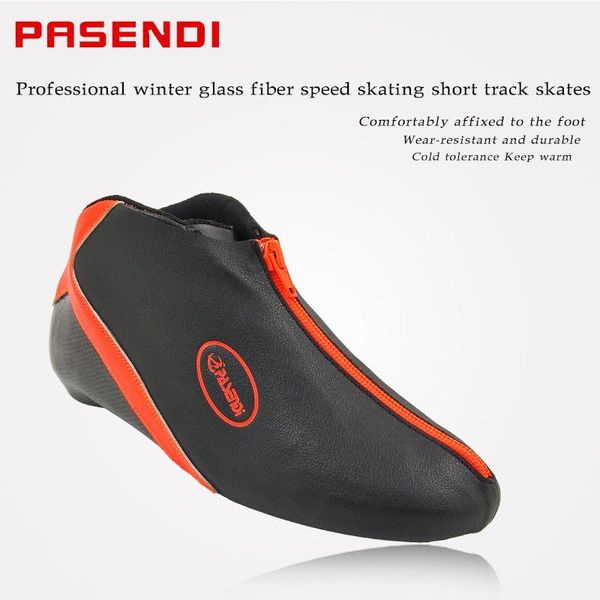 

pasendi heat moldable long track skating skates inline speed skate thermoplastic man women professional roller shoes blade skate