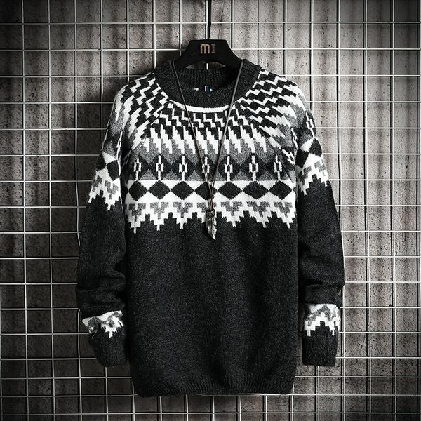 

2021 new men's blouses spring fall winter clothes black striped pull oversize -4xl 5xl korea's standard pullovers style 1v67, White;black