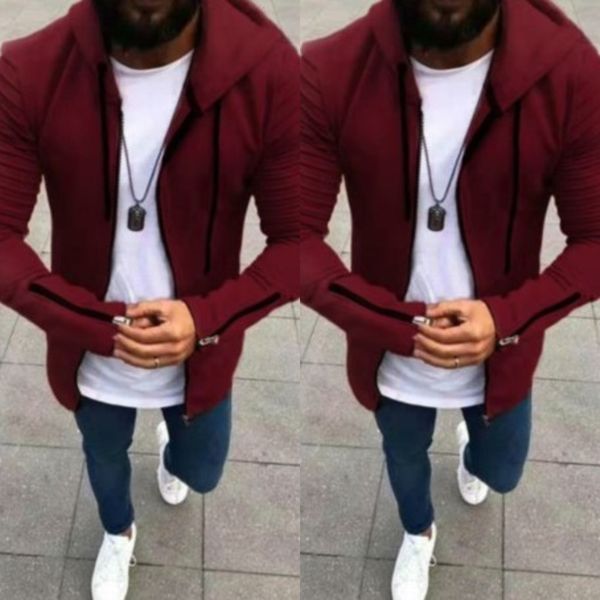 

vdfbp 2019 stripe pleated panel arm cardigan solid color 2019 stripe pleated panel arm cardigan color sweater zipperzipper zipper solid swea, Black