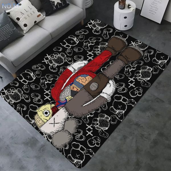 

carpet fashion anatomy modeling street style cartoon printing non-slip blanket bedroom kitchen absorb water doormat new style wholesale