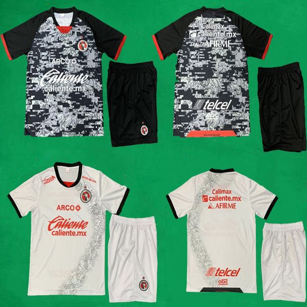 

20 21 xolos de tijuana soccer jerseys shorts kits 2020/21 club tijuana rivero lucero football shirts and pants mens football kits, Black