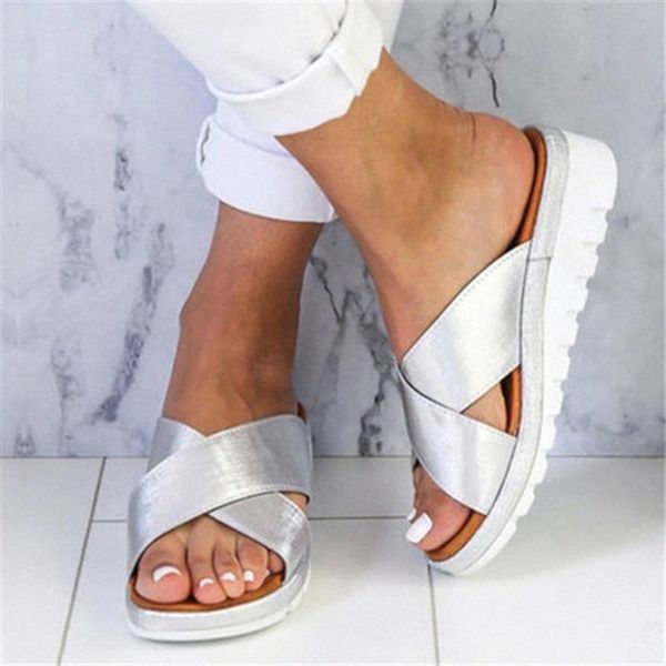 

women's sandals summer casual ladies sandals platform non-slip female shoes soft wedge outdoor shoes female dropshipping #m22m, Black