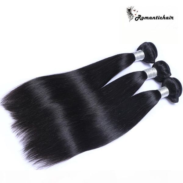 

9a brazilian straight hair unprocessed malaysian peruvian cambodian indian straight human hair bundles human hair extensions wefts, Black