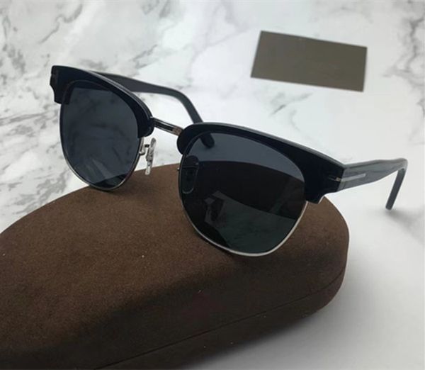 Euro-am Hotsale retro-vintage sobrancelha quadrada polarizada óculos de sol UV400 51-20-140 para Prescription Sunglasses Fulkset Packet Box