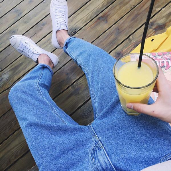 

2020 fashion harem pants men blue washing casual student teenagers cowboy pencil pants pantalon homme jean1