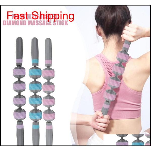 

m6 multi-sided diamond mas stick yoga relaxation roller stick muscle roller tool for sports f qyldxc yhshop2010