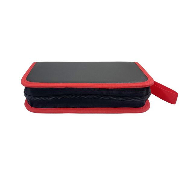 

electric soldering iron set high temperature welding tool storage bag, Black;red