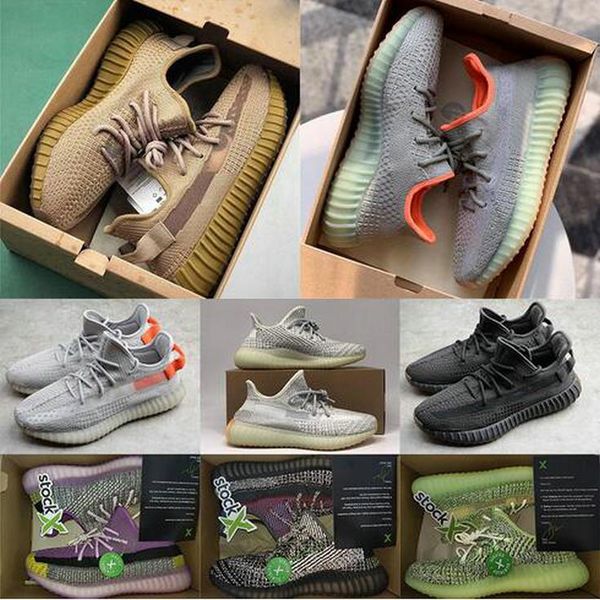 

2020 fashion earth desert reflective cinder running shoes yeshaya tail light cream white yecheil blue tint luxury sneakers