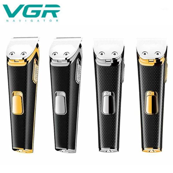 

vgr professional hair clipper home usb rechargeable waterproof electric hair clippers men stainless steel blade styling tool1
