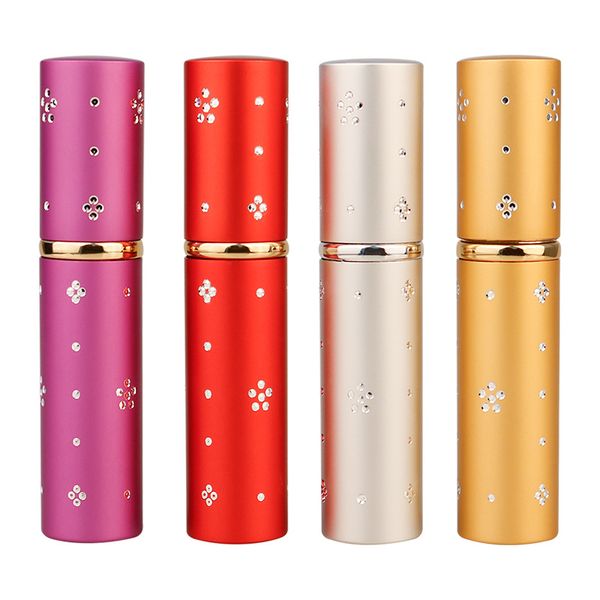

5ml mini portable refillable perfume atomizer color spray bottle wholesale