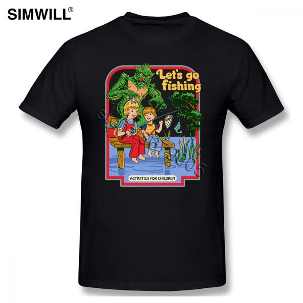 

mens cool short sleeved tshirt lets go fishing printing t-shirt crew neck soft tee slim fit t shirts merch sport hooded sweatshirt hoodie