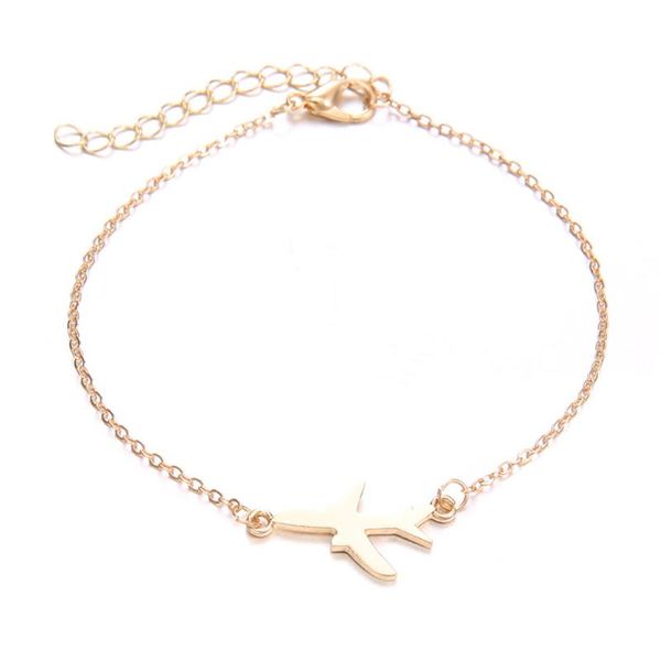 

charm bracelets 3 pcs women classic bracelet set plane maps decor bangles lady luxury jewelry und sale, Golden;silver