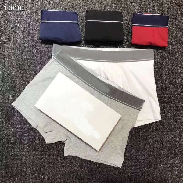 

2021 mens boxer underwear shorts cotton new mens underwear boxer boxershorts men boxers male underpants letter printed, Black;white