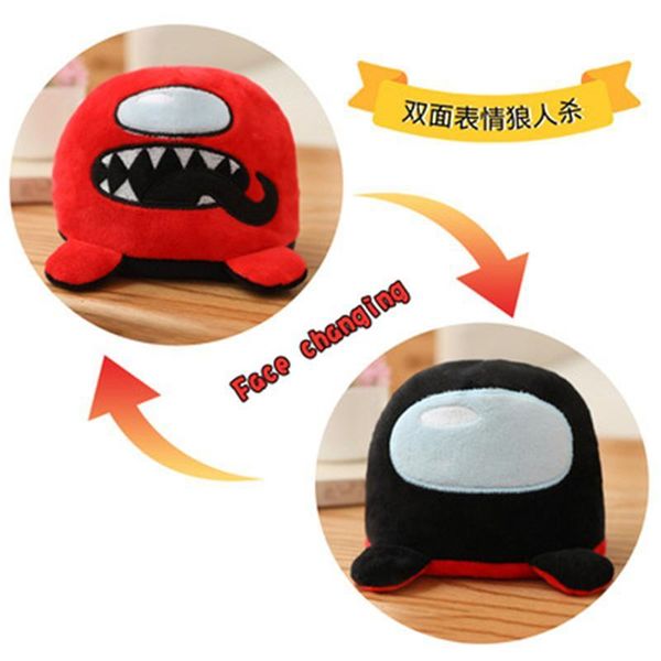 

among us plush toys double-sided among us plush toys space werewolf killing game doll plush toy game kawaii stuffed doll toy