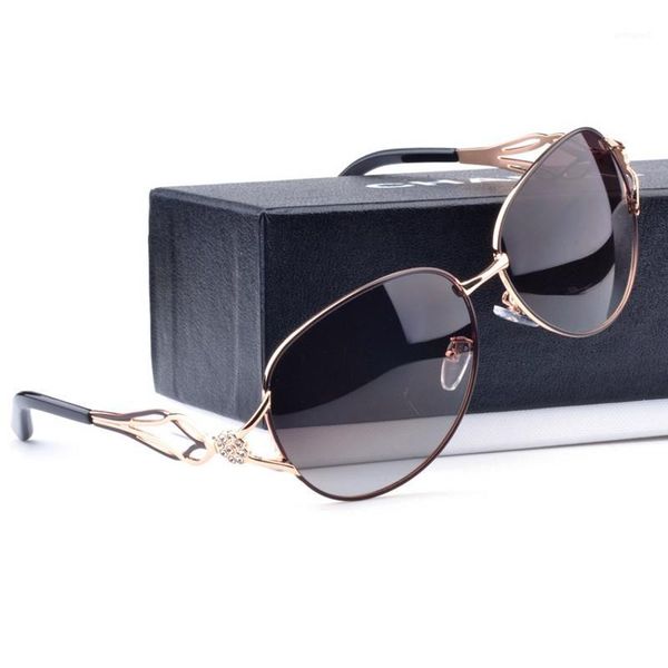 

sunglasses hd polarized for women classic brand ray designer oval diamond frame oversized sun glasses 100% uv protection aoron1, White;black