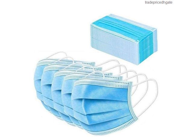 

pm2.5 anti layer in 3 masks blue stock protection folding dust mask fast shipping for outdoor#203