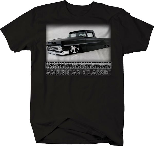 

american classic - chevy c10 lowered od custom pickup 60-66 tshirt sport hooded sweatshirt hoodie