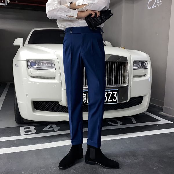 

daio ethan south korea designed pure color trousers for autumn and winter