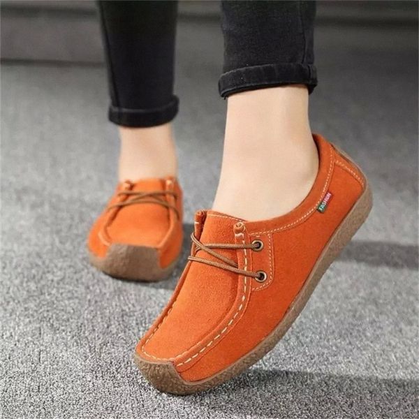 

dahood women loafers dropshipping 2019 autumn new soft ladies flat shoes lace up casual female non-slip sport shoes plus size #ft1u