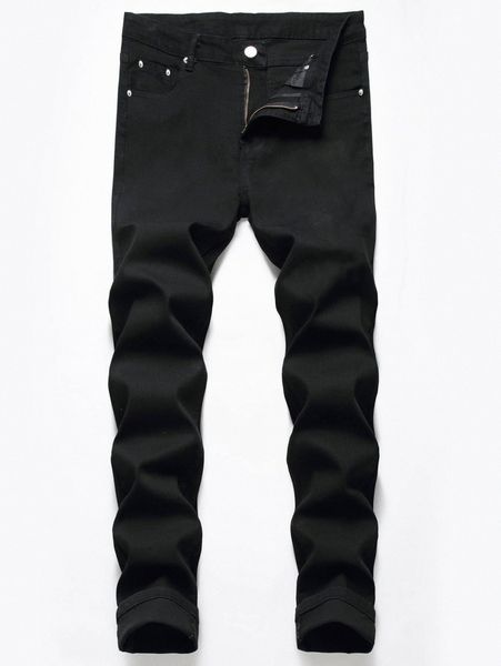 

romwe guys zip fly skinny jeans g5jb#, Blue