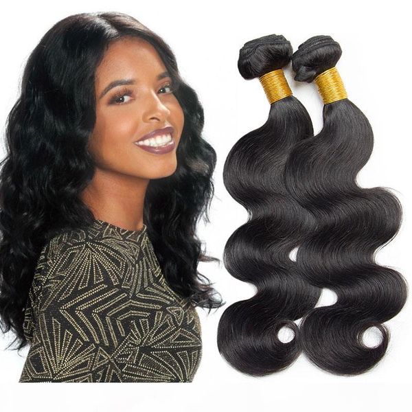 

unprocessed brazilian virgin hair bundles natural black 3 pcs lot raw indian human hair extensions human hair bundles wholesale