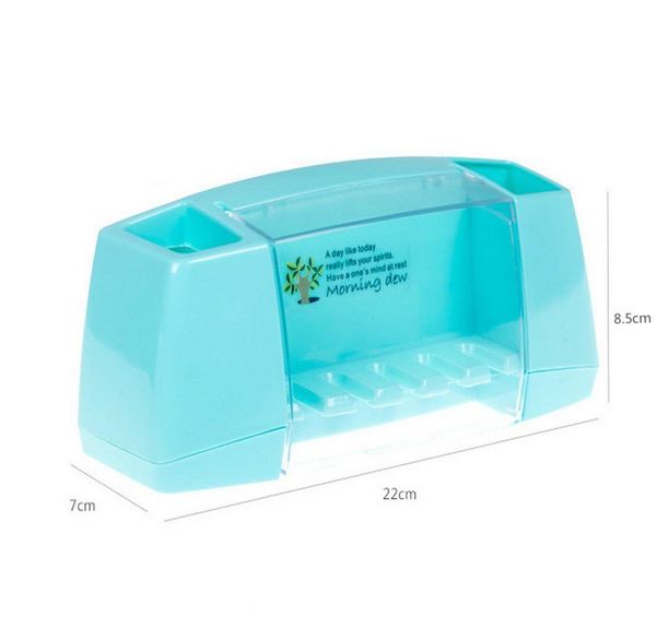 

pvc multifunctional suction hooks tooth brush holder toothbrush holder storage box bat qylyai comb2010