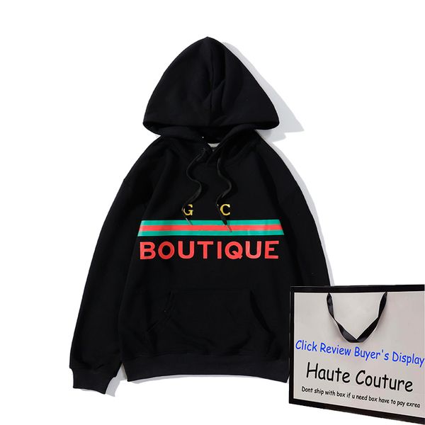 

2020fw mens hoodies mens new trendy sweatshirts letter and stripe print hoodies youth street style new autumn sweatshirts sale, Black