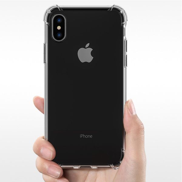 

soft tpu transparent clear phone case protect cover shockproof soft cases for iphone 11 12 pro max 7 8 x xs for samsung note10 s10 plus dhl