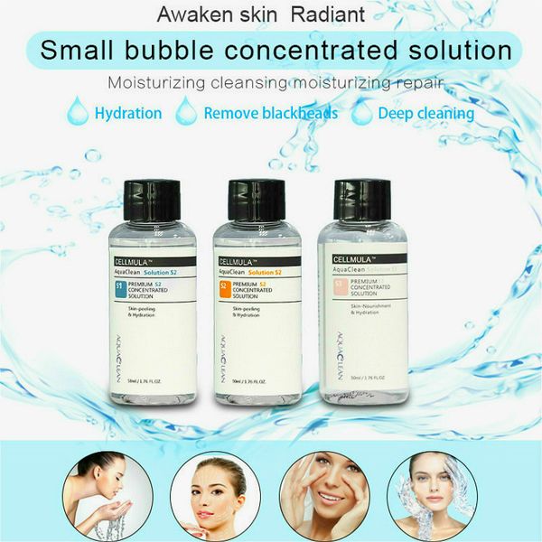 

professional hydrafacial machine use aqua peeling solution 60 ml per bottle aqua facial serum hydra facial serum for normal skin ce certifi
