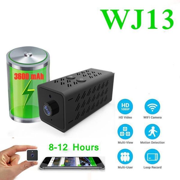 

3600 mah mini camera wifi 1080p wireless surveillance night vision baby monitor for home | car |office ip cctv p2p camera1