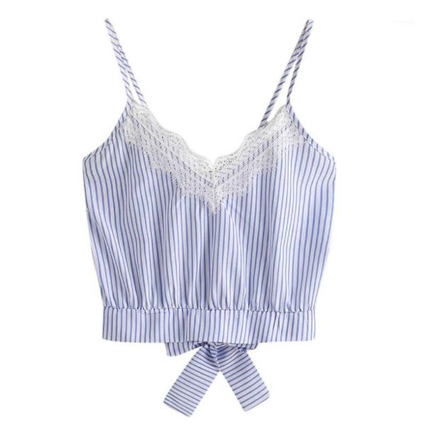 

womens summer sleeveless short women casual lace patchwork sleeveless crop vest tank shirt blouse augu21, White