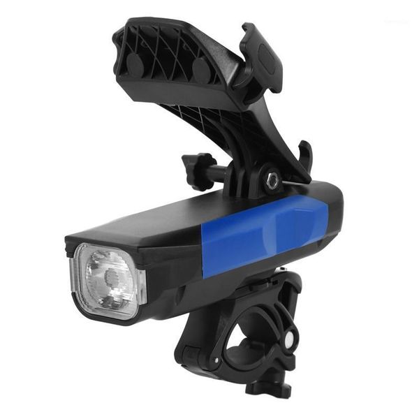

4000mah 4 in 1 rechargeable bicycle light bike horn handlebar phone holder bell bike phone holder1