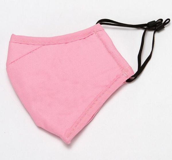 

reusable solid color face masks dust proof washable recycling simple fashion decent cotton face mask by dhl