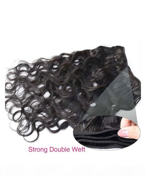 

elibess peruvian virgin hair weaves human hair bundles body wave 70g one bundle & 6 bundles one lot, Black