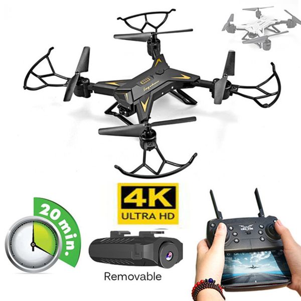 

new rc helicopter drone camera hd 4k/1080p wifi fpv selfie drone professional foldable quadcopter 20 minutes battery life 201120