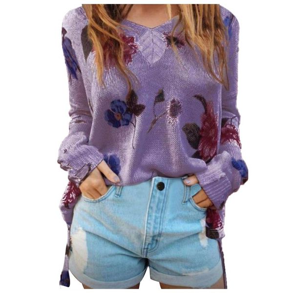 

women's blouses & shirts women knitted autumn striped hooded blouse casual patchwork v-neck long sleeve plus size female hoody pullove, White