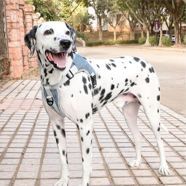 

reflective pet dog harness vest adjustable no pull medium large dog harness soft mesh padded pet vest for dogs walking bbyfkh