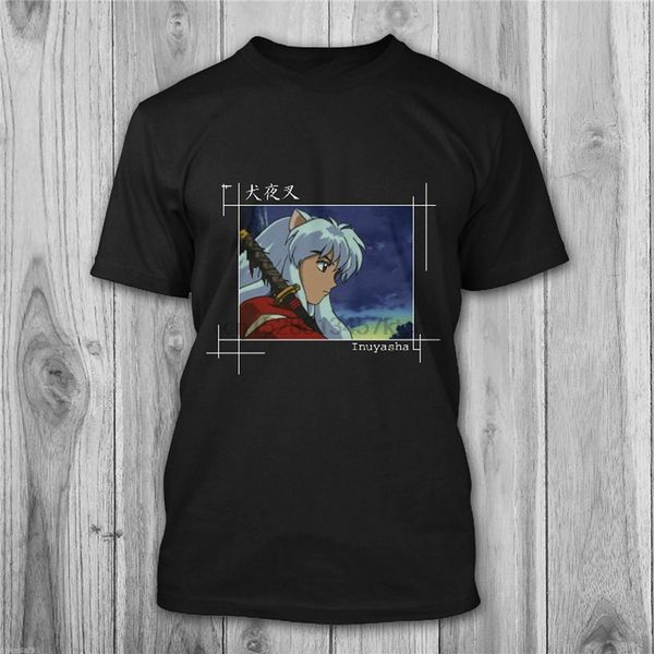 

new inuyasha anime manga mens black t-shirt size s to 3xl usa size em1 confortable tee shirt sport hooded sweatshirt hoodie